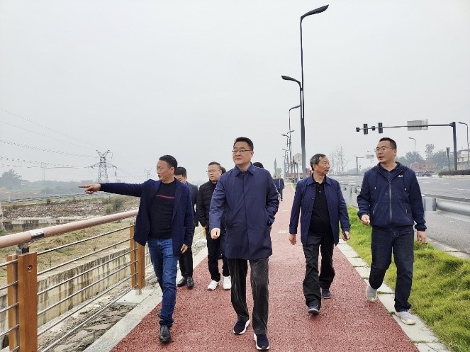 集團公司黨委書記、董事長鄧華一行前往青白江現(xiàn)代種業(yè)園區(qū)等調研